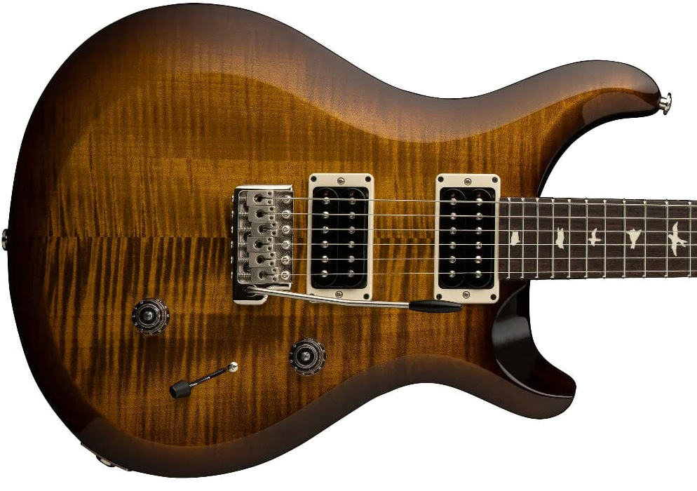 Prs S2 Custom 24 Usa 2h Trem Rw - Black Amber - Double Cut E-Gitarre - Variation 2