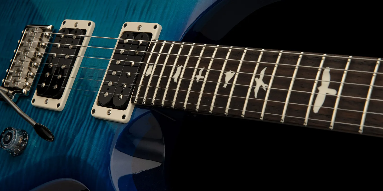 Prs S2 Custom 24 Usa Hh Trem Rw - Lake Blue - Double Cut E-Gitarre - Variation 2