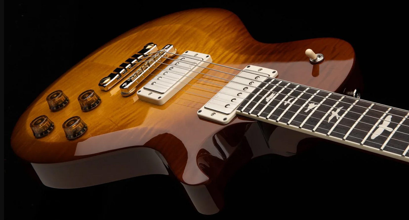 Prs S2 Mccarty 594 Singlecut Usa 2h 58/15lt Ht Rw - Honey Gold Burst - Single-Cut-E-Gitarre - Variation 2