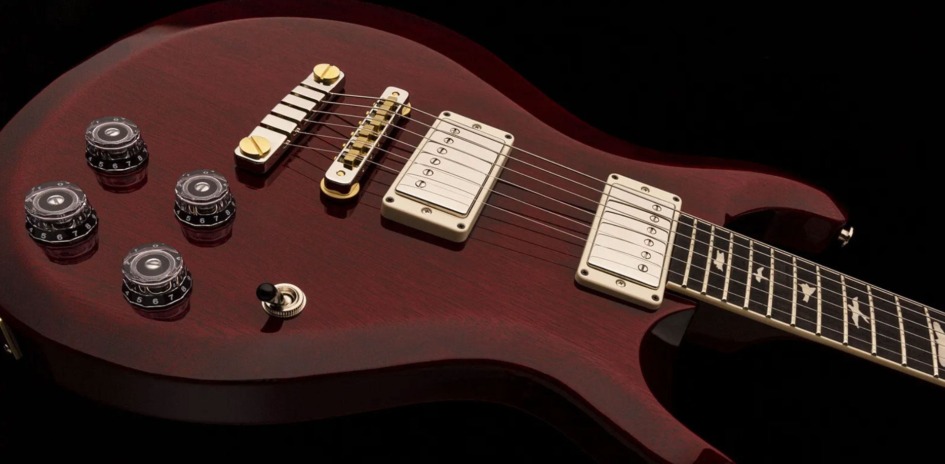 Prs S2 Mccarty 594 Thinline Hh Rw - Vintage Cherry - Double Cut E-Gitarre - Variation 1