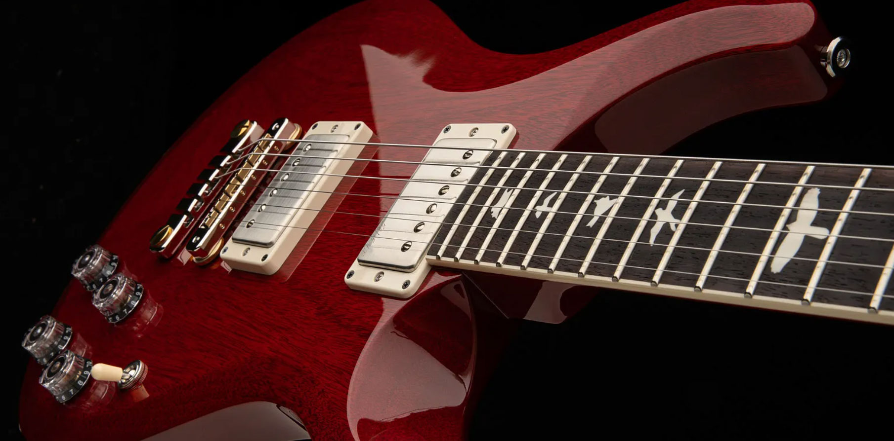 Prs S2 Mccarty 594 Thinline Usa 2h 58/15lt Ht Rw - Vintage Cherry - Double Cut E-Gitarre - Variation 2