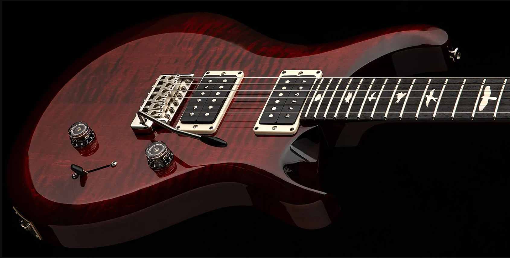 Prs S2 Mccarty 594 Usa 2h 58/15lt Ht Rw - Fire Red Burst - Double Cut E-Gitarre - Variation 2