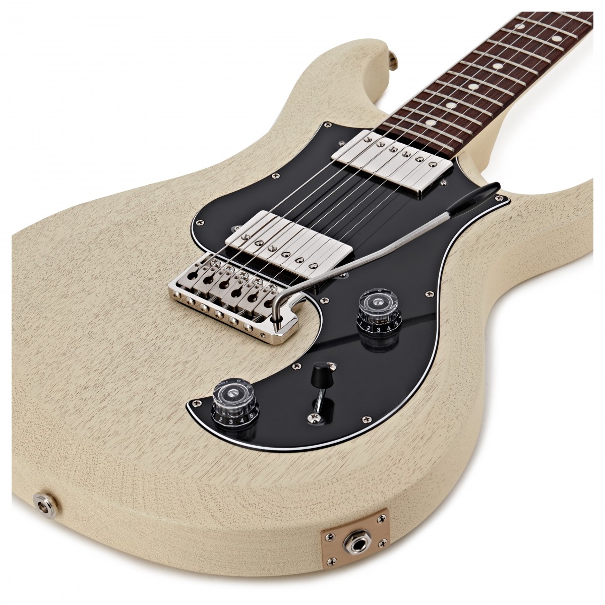 Prs S2 Standard 22 Satin Usa Hh Trem Rw - Antique White - Double Cut E-Gitarre - Variation 3