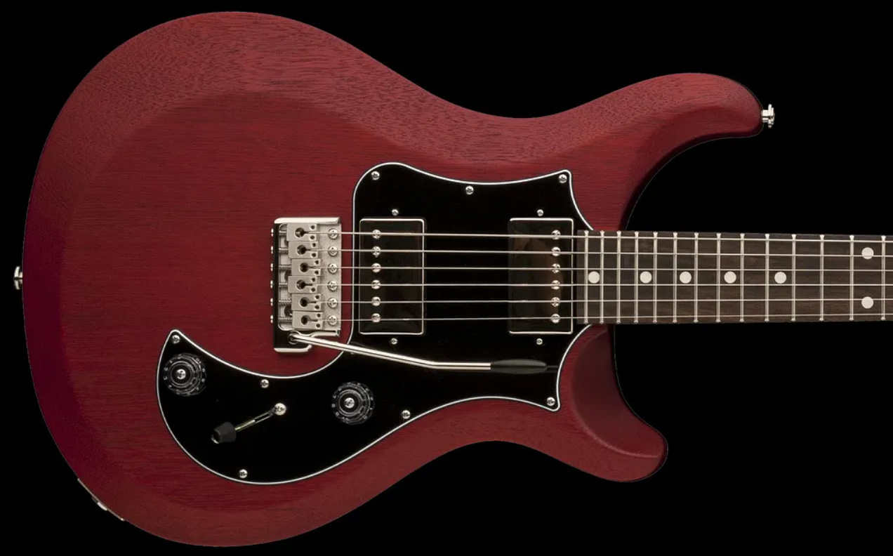 Prs S2 Standard 24 Satin Usa 2h Trem Rw - Vintage Cherry - Double Cut E-Gitarre - Variation 1