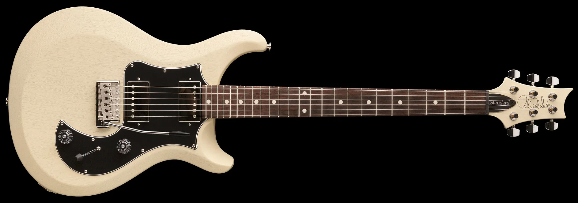 Prs S2 Standard 24 Satin Usa 2h Trem Rw - Antique White - Double Cut E-Gitarre - Variation 1