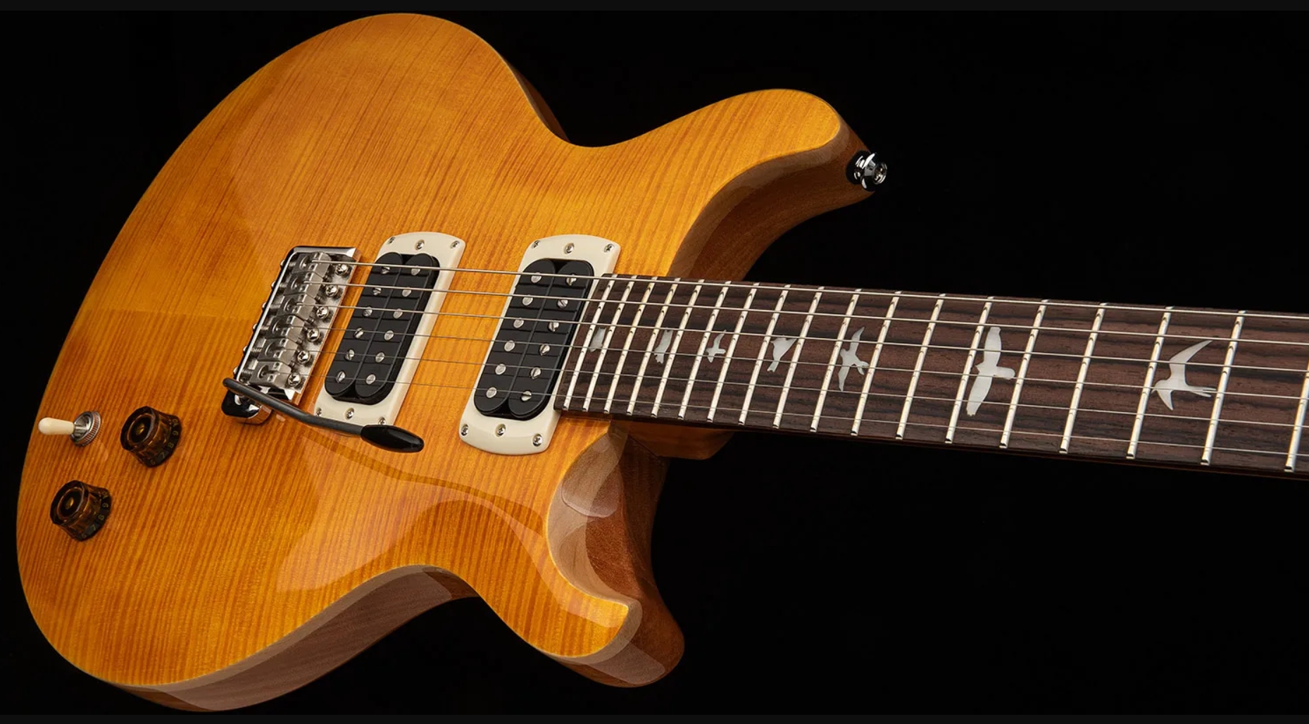 Prs Santana Se Signature 2h Trem Rw - Yellow - Double Cut E-Gitarre - Variation 2