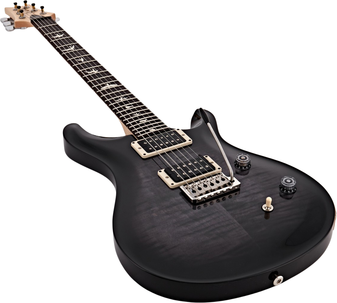 Prs Se Ce24 Bolt-on Ltd 2h Trem Rw - Charcoal Burst - Double Cut E-Gitarre - Variation 2