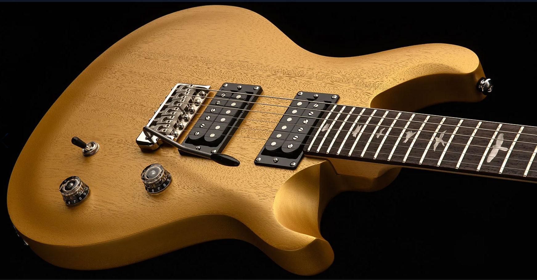 Prs Se Ce24 Standard Bolt-on 2h Trem Rw - Metallic Gold - Double Cut E-Gitarre - Variation 1