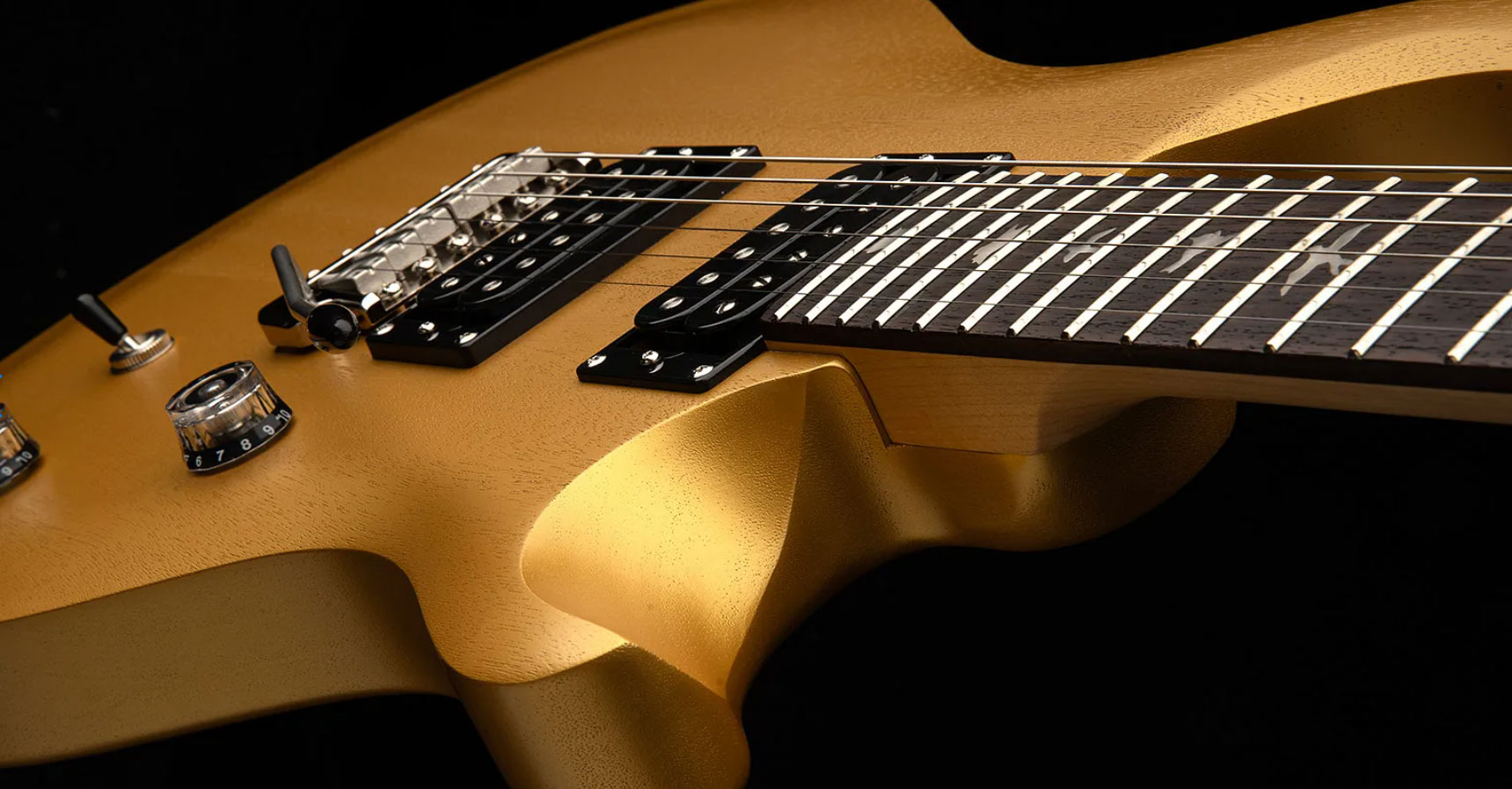 Prs Se Ce24 Standard Bolt-on 2h Trem Rw - Metallic Gold - Double Cut E-Gitarre - Variation 2