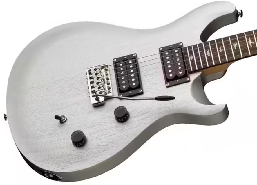 Prs Se Ce24 Standard Bolt-on 2h Trem Rw - Metallic Silver - Double Cut E-Gitarre - Variation 2