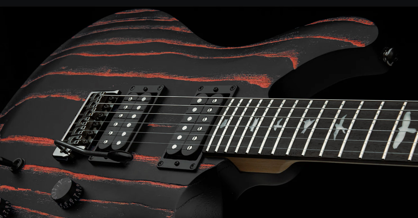 Prs Se Ce24 Swamp Ash Ltd 2h Trem Rw - Sandblasted Red - Double Cut E-Gitarre - Variation 1