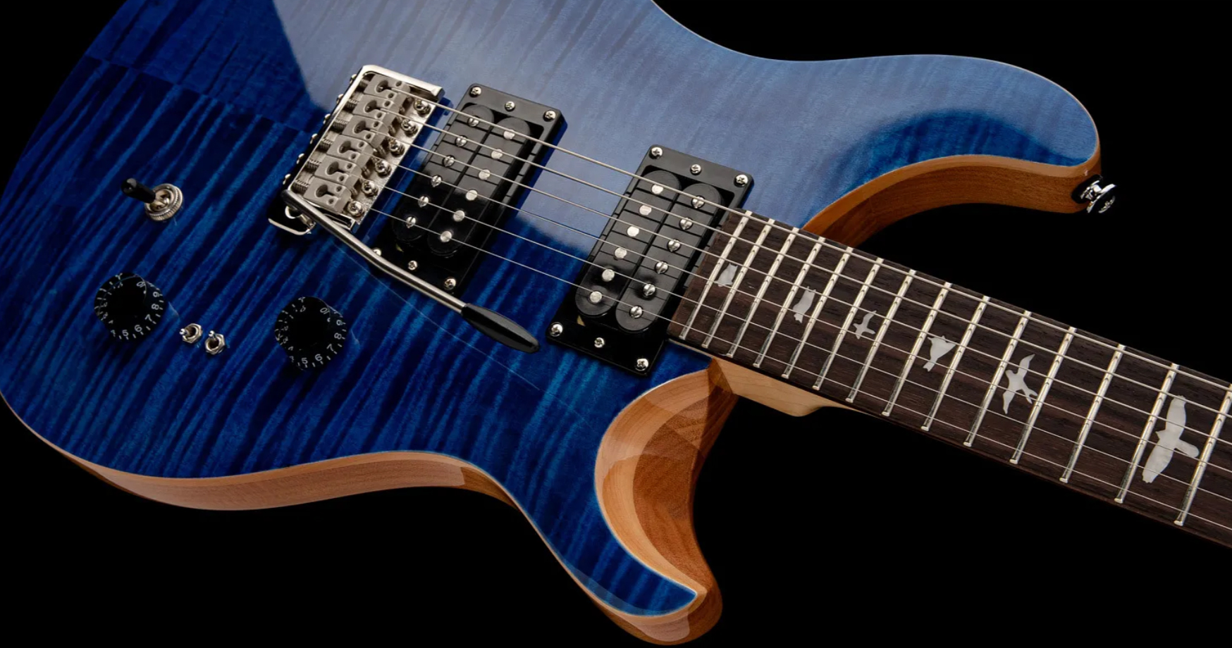 Prs Se Custom 24-08 2023 2h Trem Rw - Faded Blue - Double Cut E-Gitarre - Variation 2