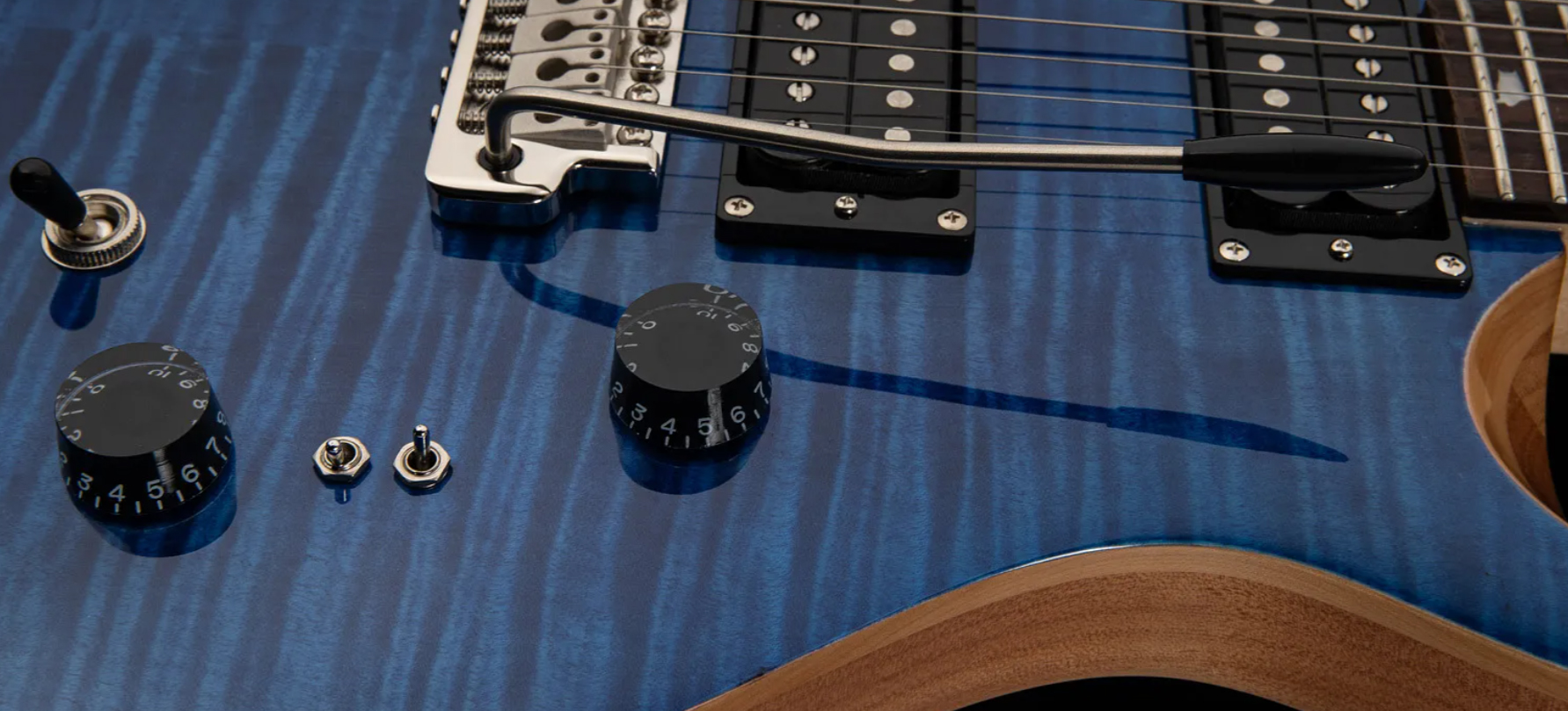 Prs Se Custom 24-08 2023 2h Trem Rw - Faded Blue - Double Cut E-Gitarre - Variation 3