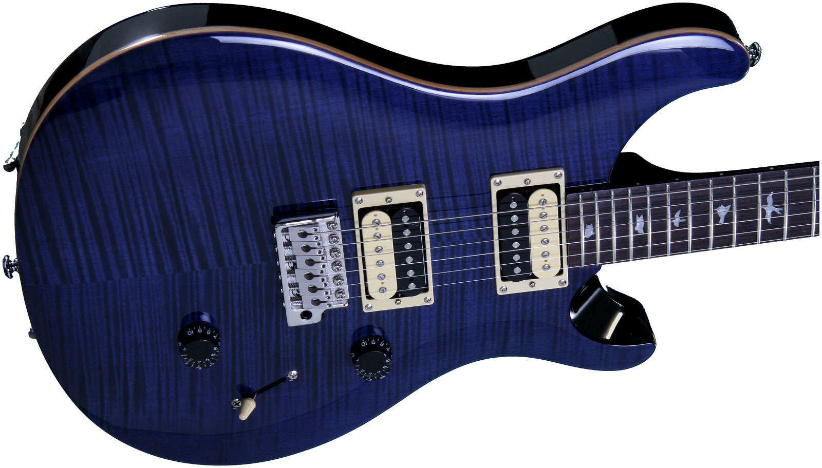 Prs Se Custom 24 2018 Hh Trem Rw - Whale Blue - Double Cut E-Gitarre - Variation 3