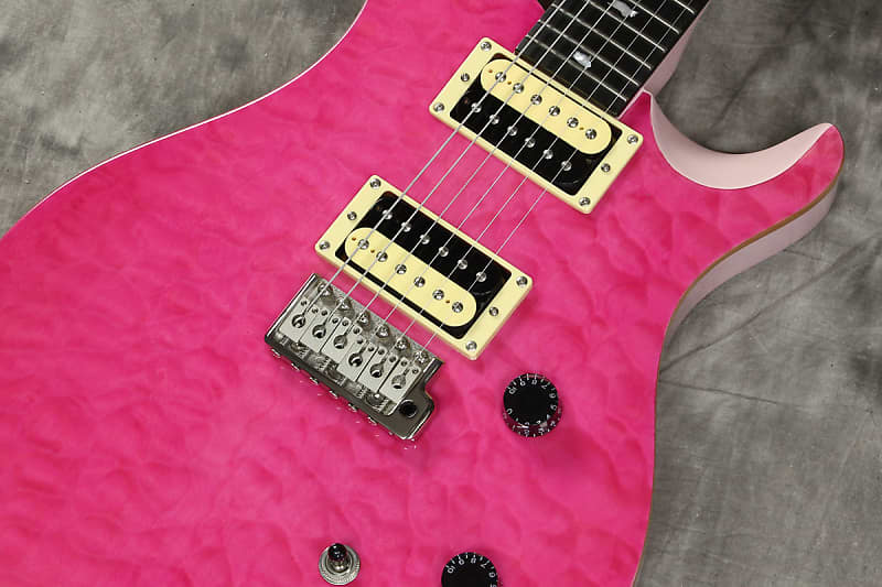 Prs Se Custom 24 2021 Hh Trem Rw +housse - Bonnie Pink - Double Cut E-Gitarre - Variation 2