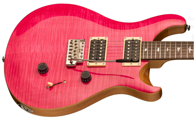 Prs Se Custom 24 2021 Hh Trem Rw +housse - Bonnie Pink - Double Cut E-Gitarre - Variation 4
