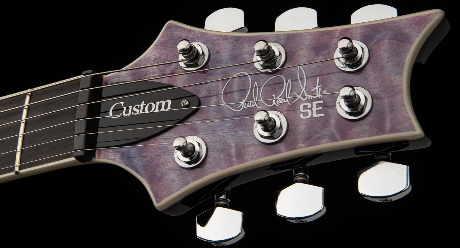 Prs Se Custom 24 Quilt 2h Trem Eb - Violet - Double Cut E-Gitarre - Variation 6