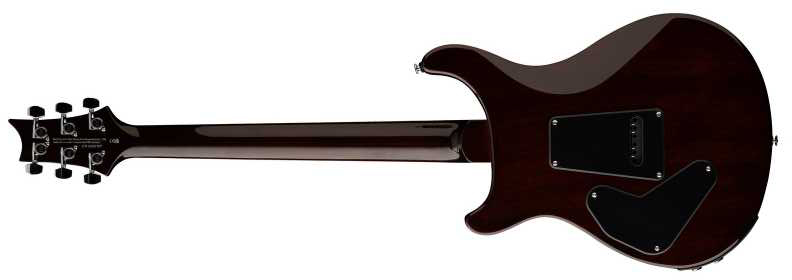 Prs Se Custom 24 Semi Hollow Piezo 2h Ht Rw - Orange Tiger Smokeburst - Semi-Hollow E-Gitarre - Variation 1