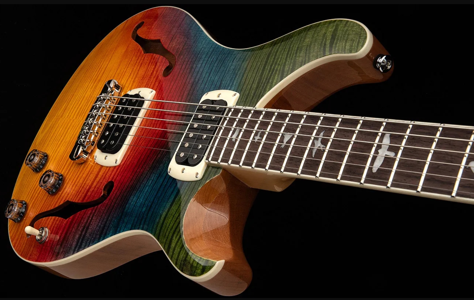 Prs Se Ed Sheeran Hollowbody I Piezo Baritone Signature Baryton 2h Ht Rw - Kaleidoscope - Bariton E-Gitarre - Variation 3