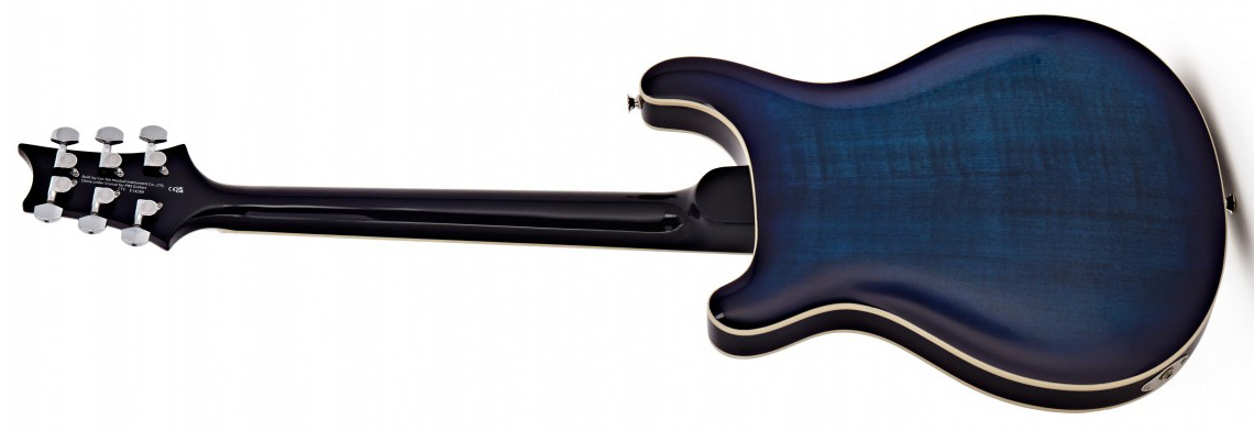 Prs Se Hollow Body Ii Hh Ht Eb - Faded Blue Burst - Semi-Hollow E-Gitarre - Variation 1