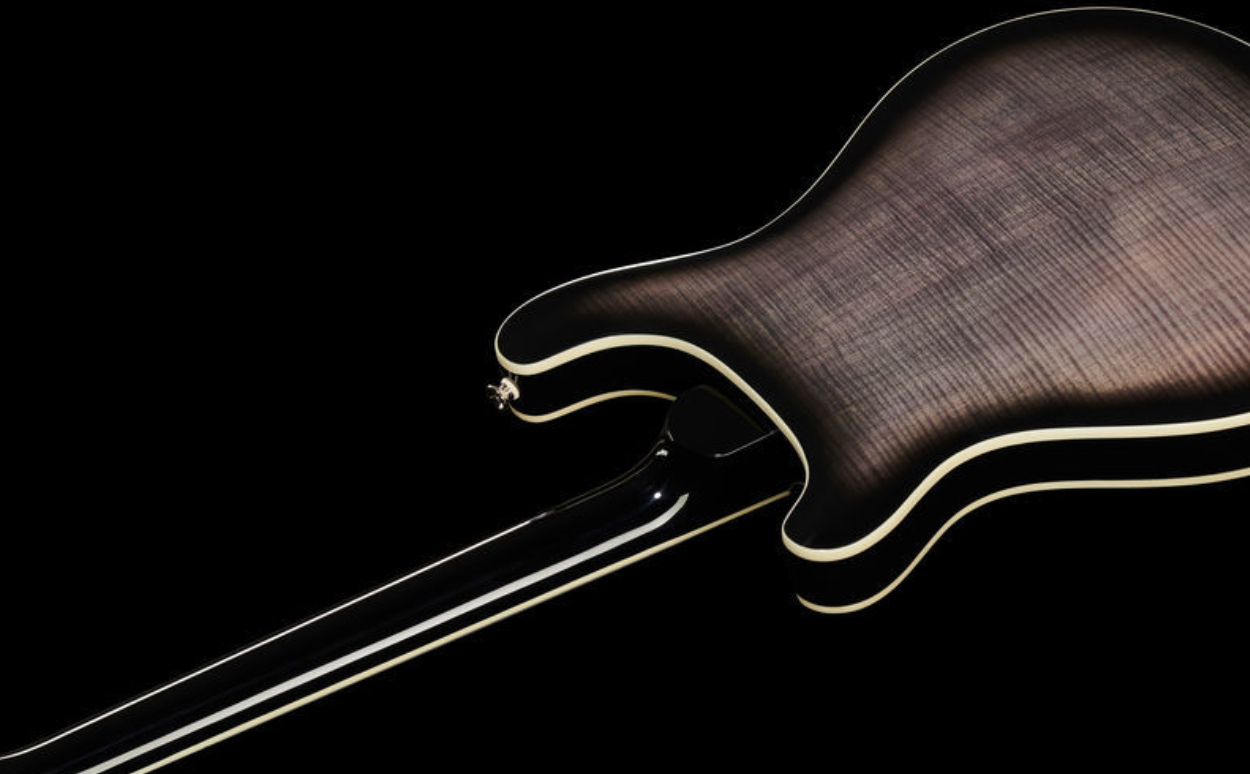 Prs Se Hollowbody Ii 2020 Hh Trem Eb +etui - Charcoal Burst - Semi-Hollow E-Gitarre - Variation 2