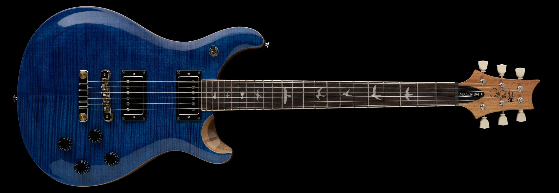 Prs Se Mccarty 594 2h Ht Rw - Faded Blue - Double Cut E-Gitarre - Variation 2