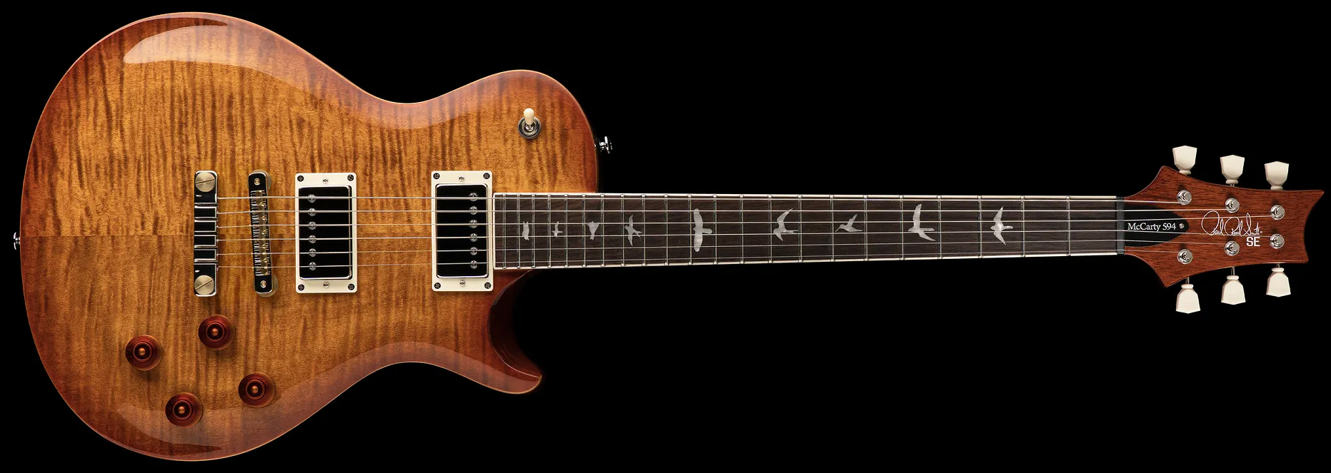 Prs Se Mccarty 594 Singlecut 2h Ht Rw - Vintage Sunburst - Single-Cut-E-Gitarre - Variation 2