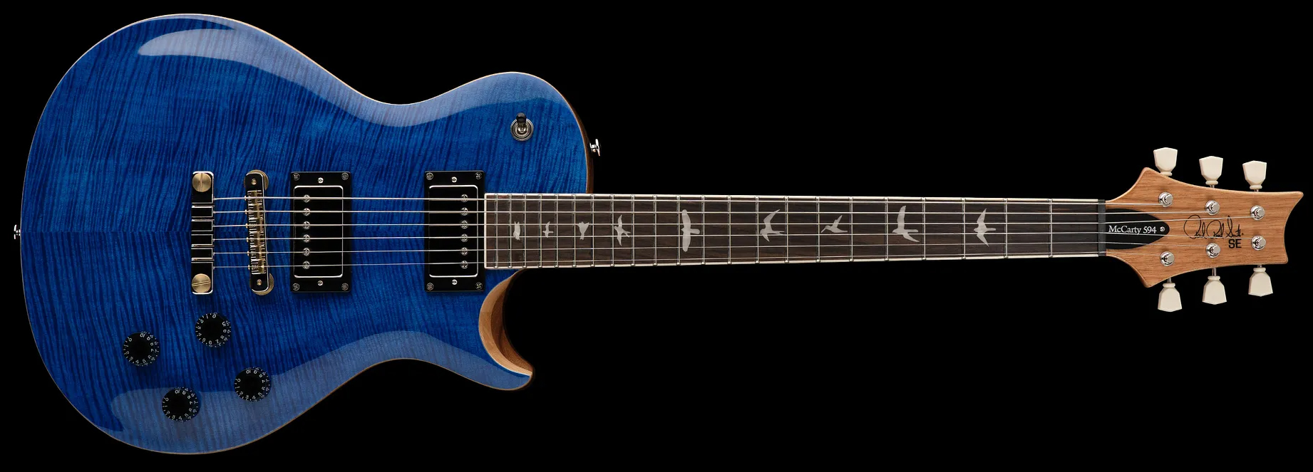 Prs Se Mccarty 594 Singlecut 2h Ht Rw - Faded Blue - Single-Cut-E-Gitarre - Variation 2