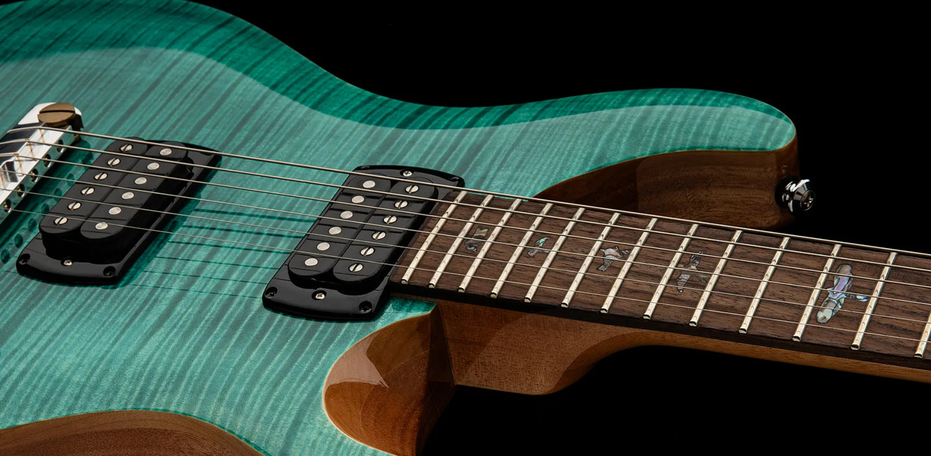 Prs Se Paul's Guitar 2h Ht Rw - Turquoise - Double Cut E-Gitarre - Variation 2
