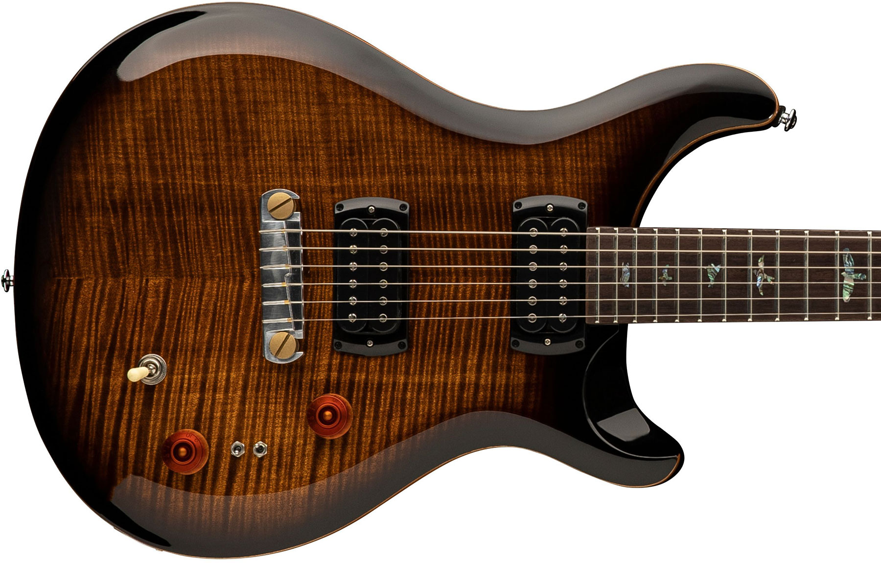 Prs Se Paul's Guitar 2h Ht Rw - Black Gold Burst - Double Cut E-Gitarre - Variation 3