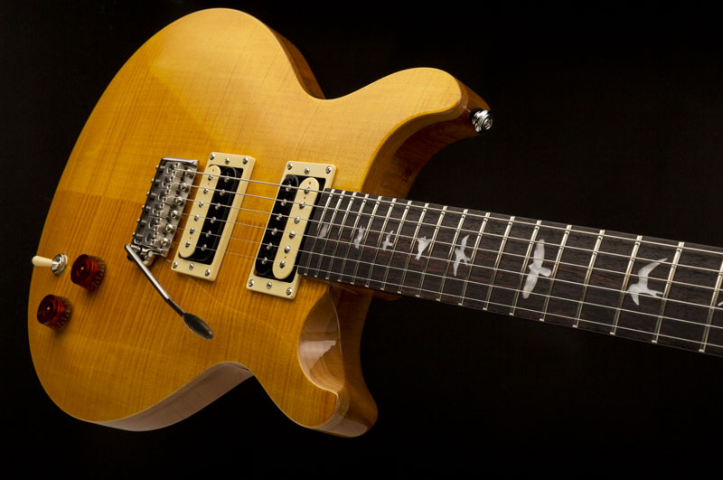 Prs SE Santana - santana yellow Double cut e-gitarre