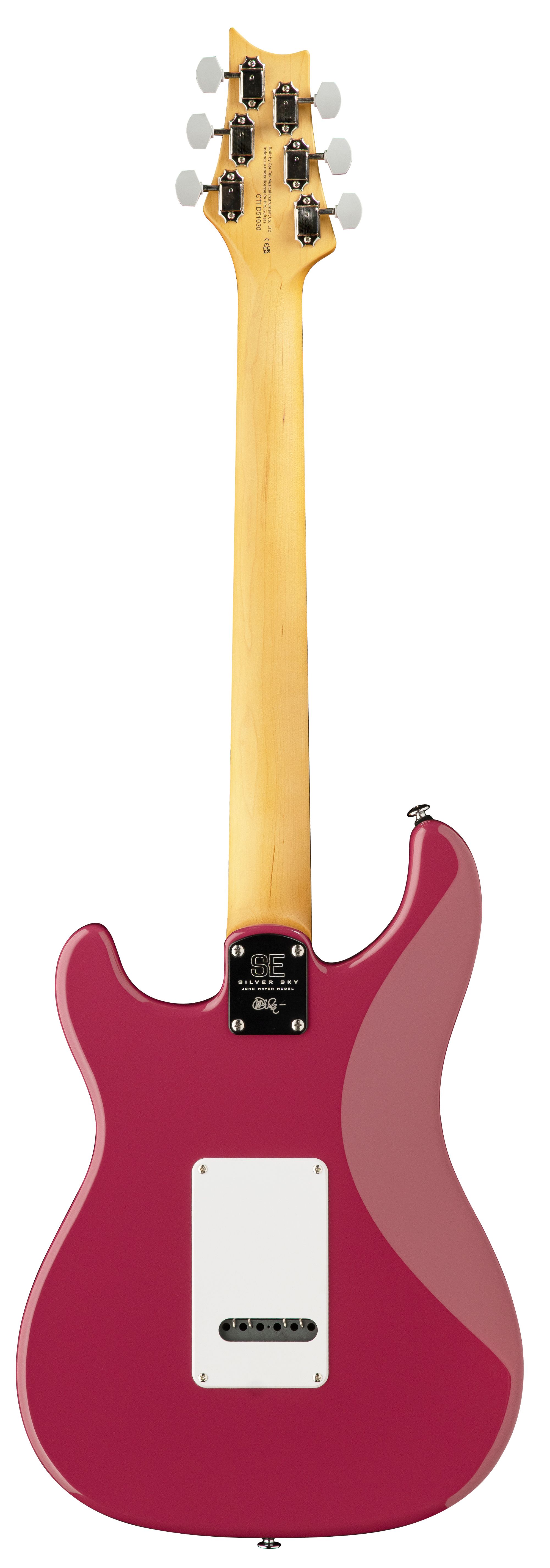 Prs Se Silver Sky John Mayer Signature 3s Trem Rw - Dragon Fruit - E-Gitarre in Str-Form - Variation 1