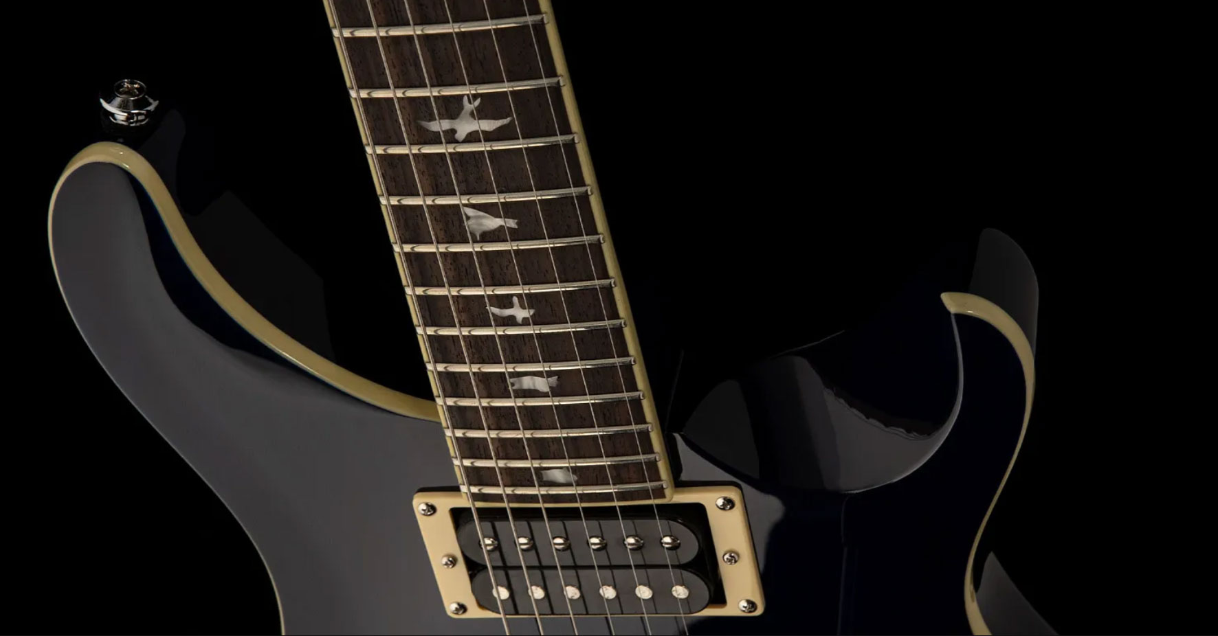 Prs SE Standard 24-8 - bleu translucide Double cut e-gitarre