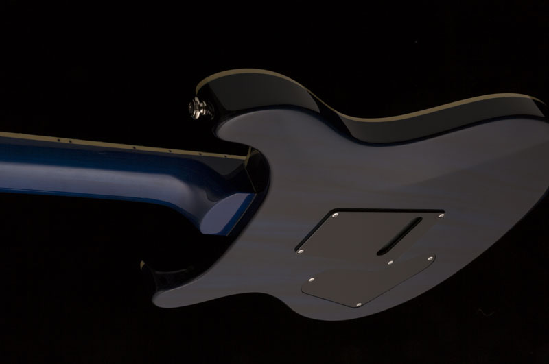 Prs Se Standard 24 Trans Blue - Double Cut E-Gitarre - Variation 2