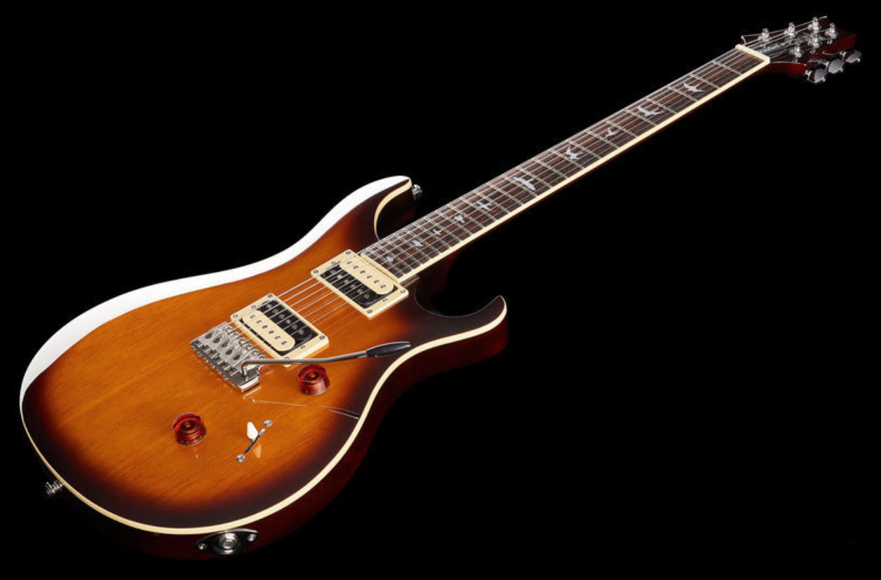 Prs Se Standard 24 2021 Hh Trem Rw +housse - Tobacco Sunburst - Double Cut E-Gitarre - Variation 1