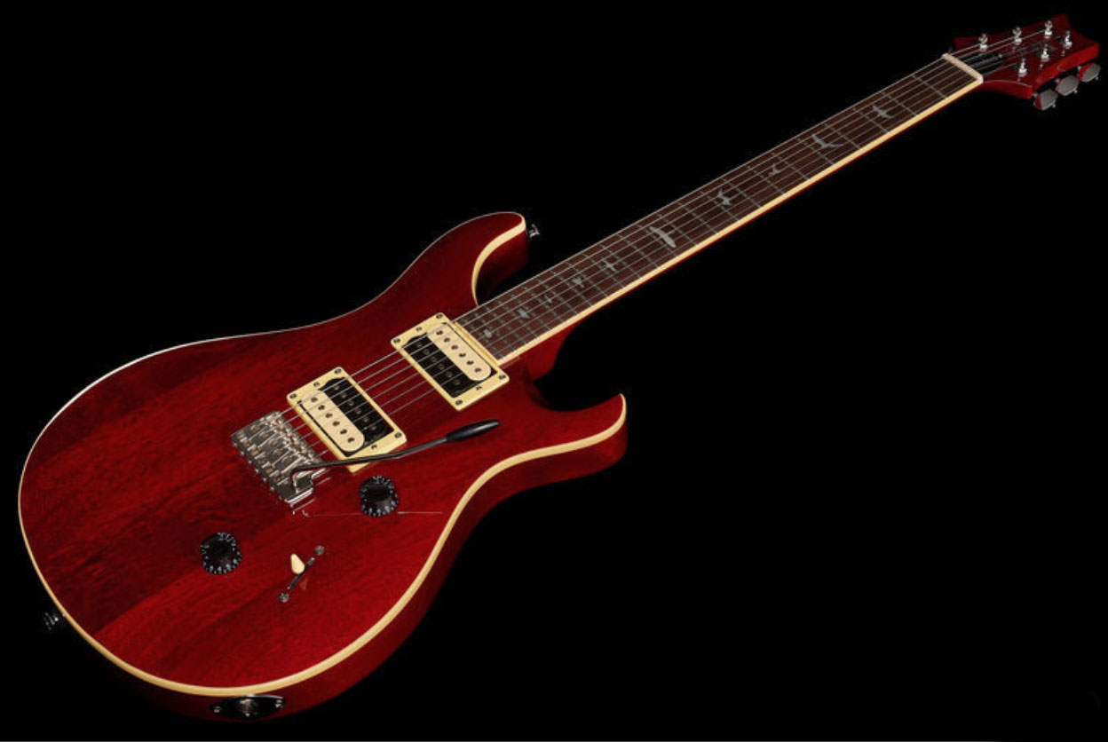 Prs Se Standard 24 2021 Hh Trem Rw +housse - Vintage Cherry - Double Cut E-Gitarre - Variation 1