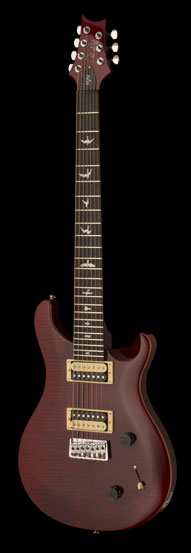 Prs Se Svn 7 String Savior - Black Cherry - 7-saitige E-Gitarre - Variation 1