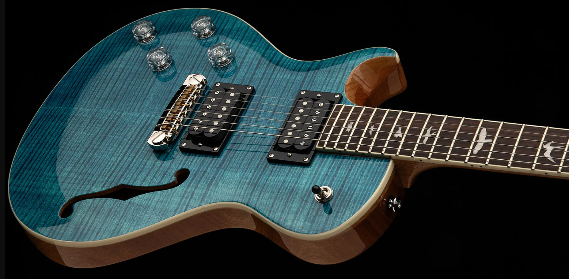 Prs Se Zach Myers Lh Gaucher 2h Ht Rw - Myers Blue - Single-Cut-E-Gitarre - Variation 2