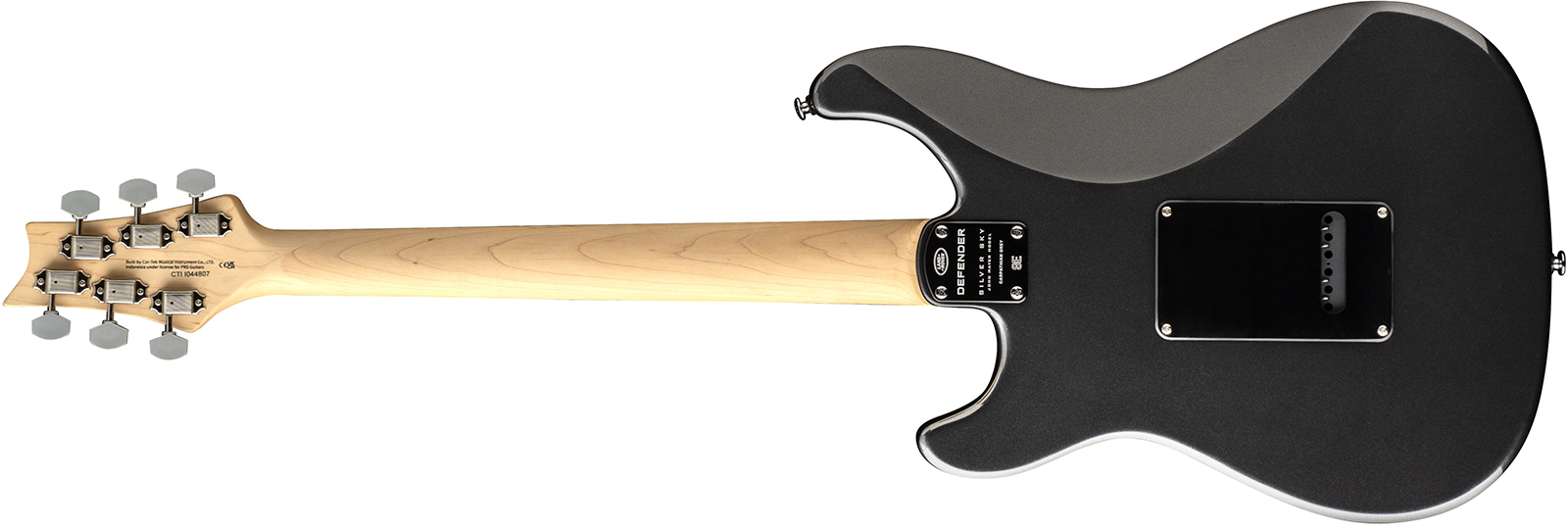 Prs Silver Sky Defender Se Ltd Signature 3s Trem Rw - Carpathian Grey - E-Gitarre in Str-Form - Variation 1