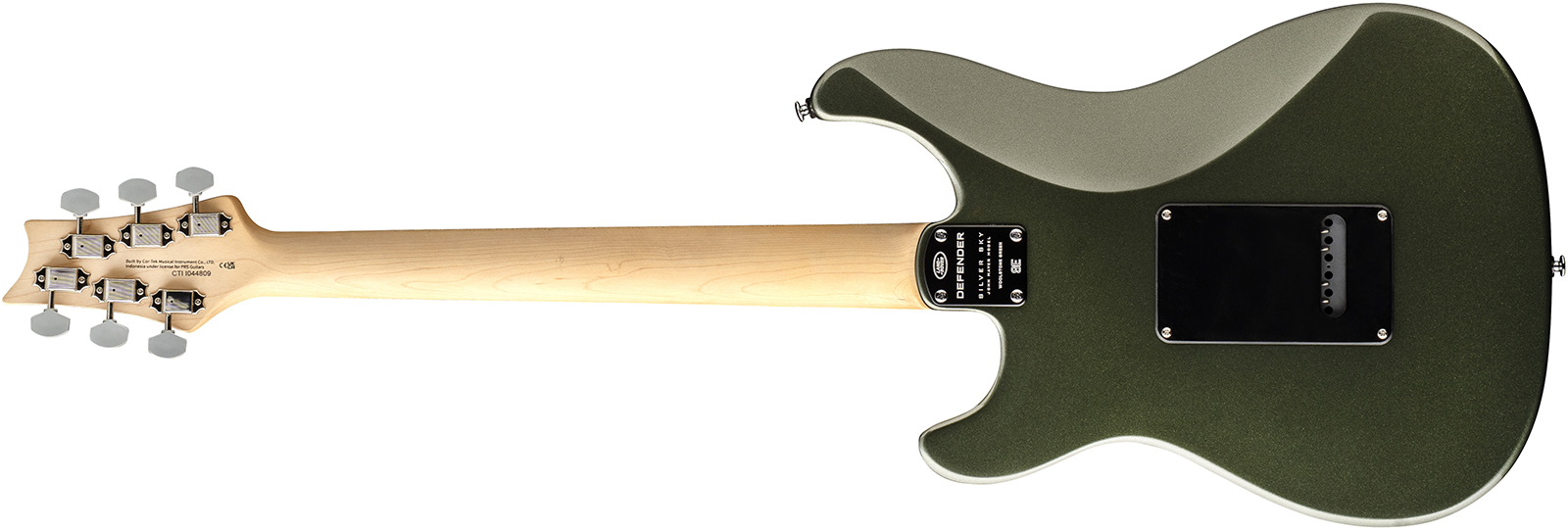 Prs Silver Sky Defender Se Ltd Signature 3s Trem Rw - Woolstone Green - E-Gitarre in Str-Form - Variation 1