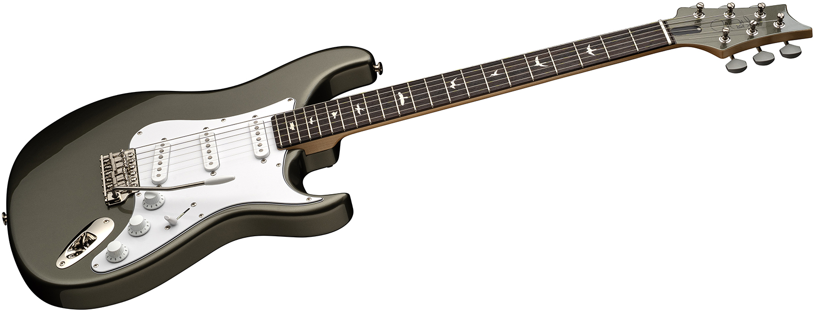 Prs Silver Sky Defender Se Ltd Signature 3s Trem Rw - Woolstone Green - E-Gitarre in Str-Form - Variation 2