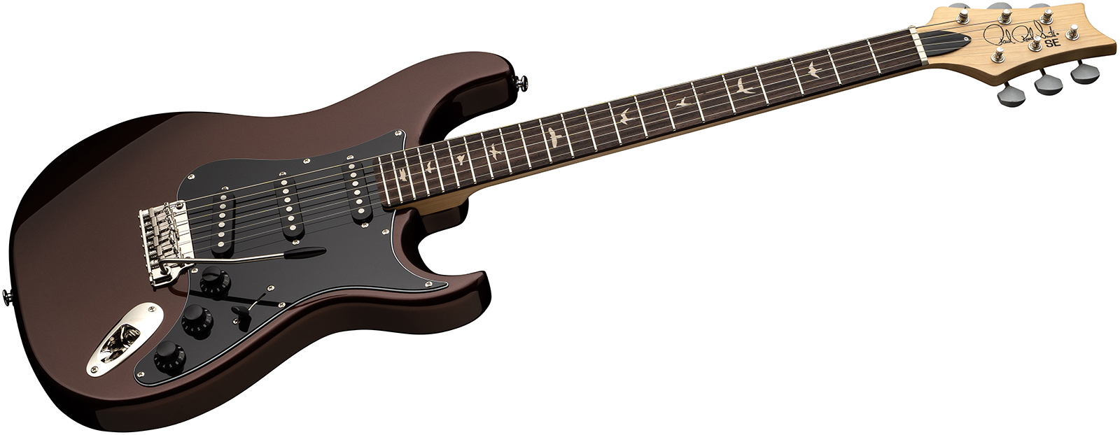 Prs Silver Sky Defender Se Ltd Signature 3s Trem Rw - Sedona Red - E-Gitarre in Str-Form - Variation 3