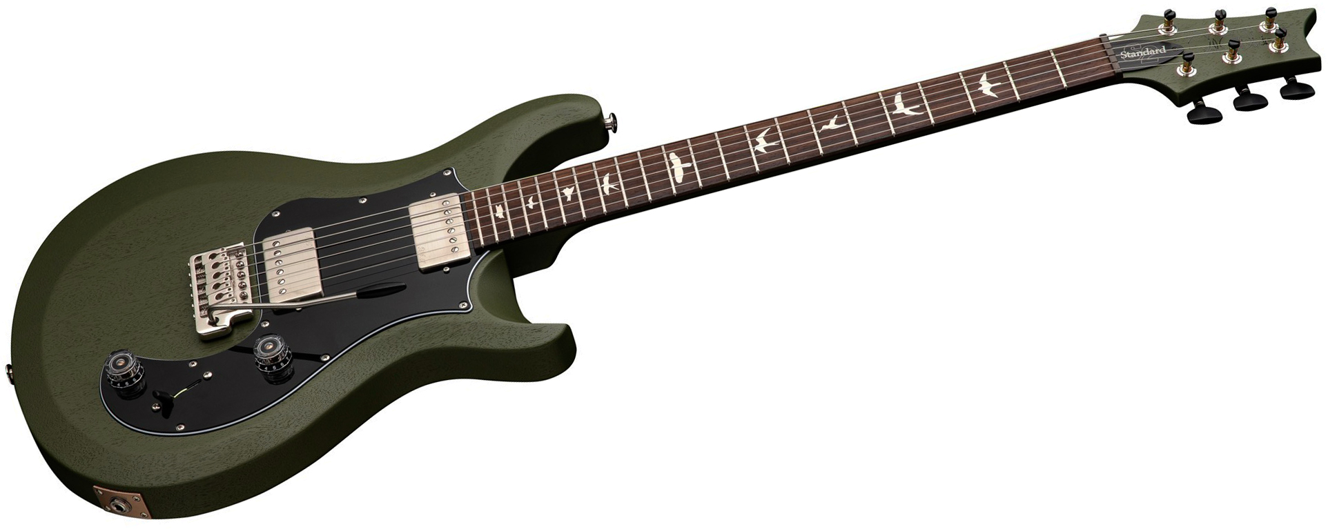 Prs Standard 22 S2 Usa 2h Trem Rw - Matcha Green Satin - Double Cut E-Gitarre - Variation 2