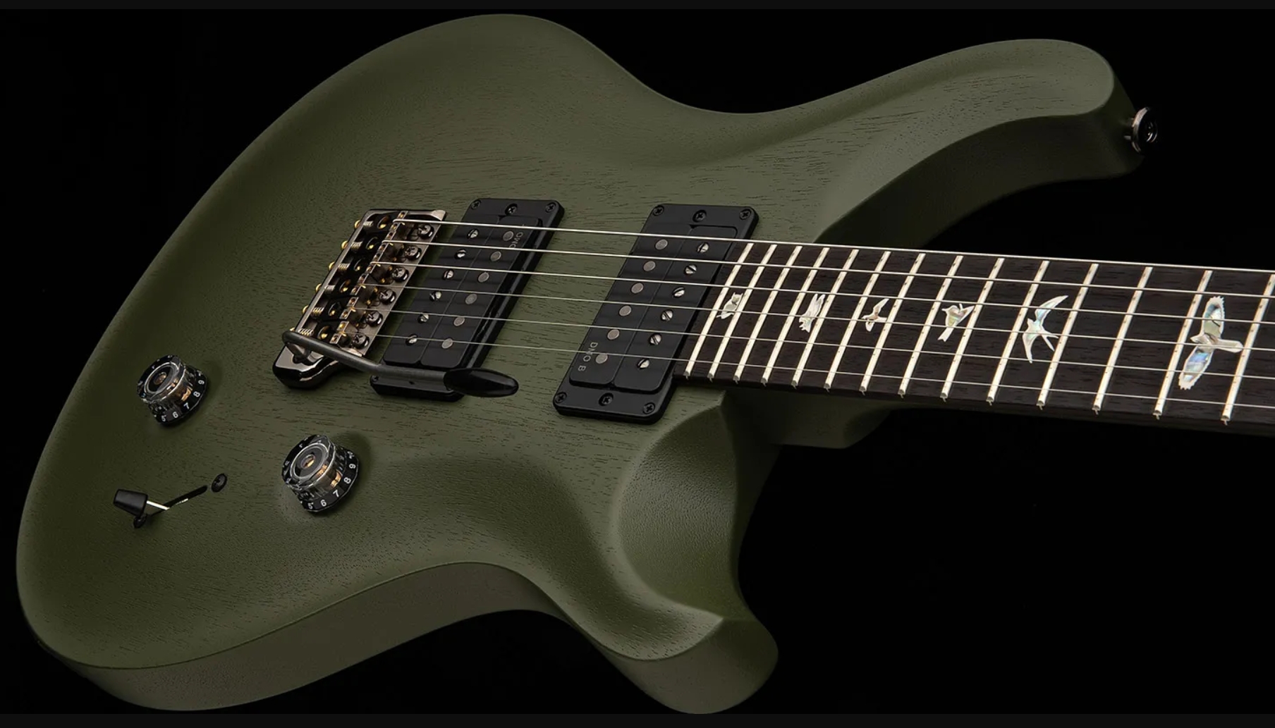 Prs Standard 24 S2 Usa 2h Dmo Trem Rw - Matcha Green Satin - Double Cut E-Gitarre - Variation 3