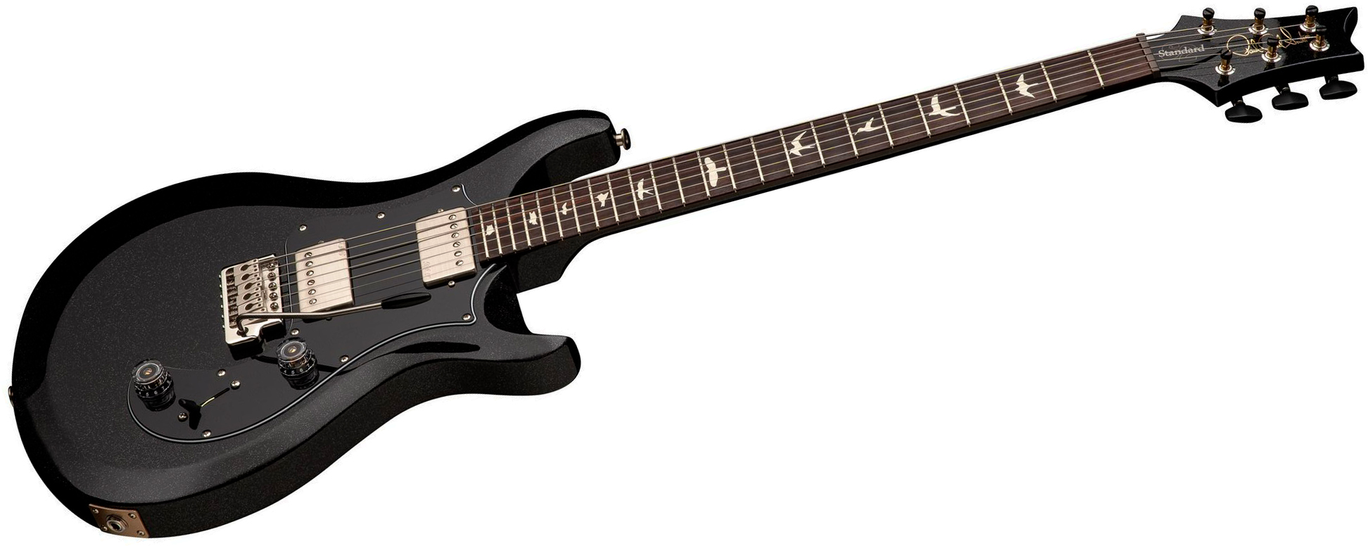 Prs Standard 24 S2 Usa 2h Trem Rw - Black Rainbow Holoflake - Double Cut E-Gitarre - Variation 2