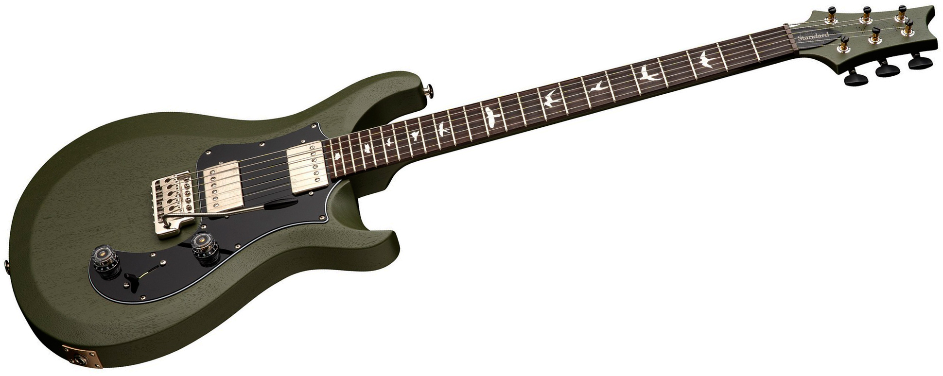 Prs Standard 24 S2 Usa 2h Trem Rw - Matcha Green Satin - Double Cut E-Gitarre - Variation 2