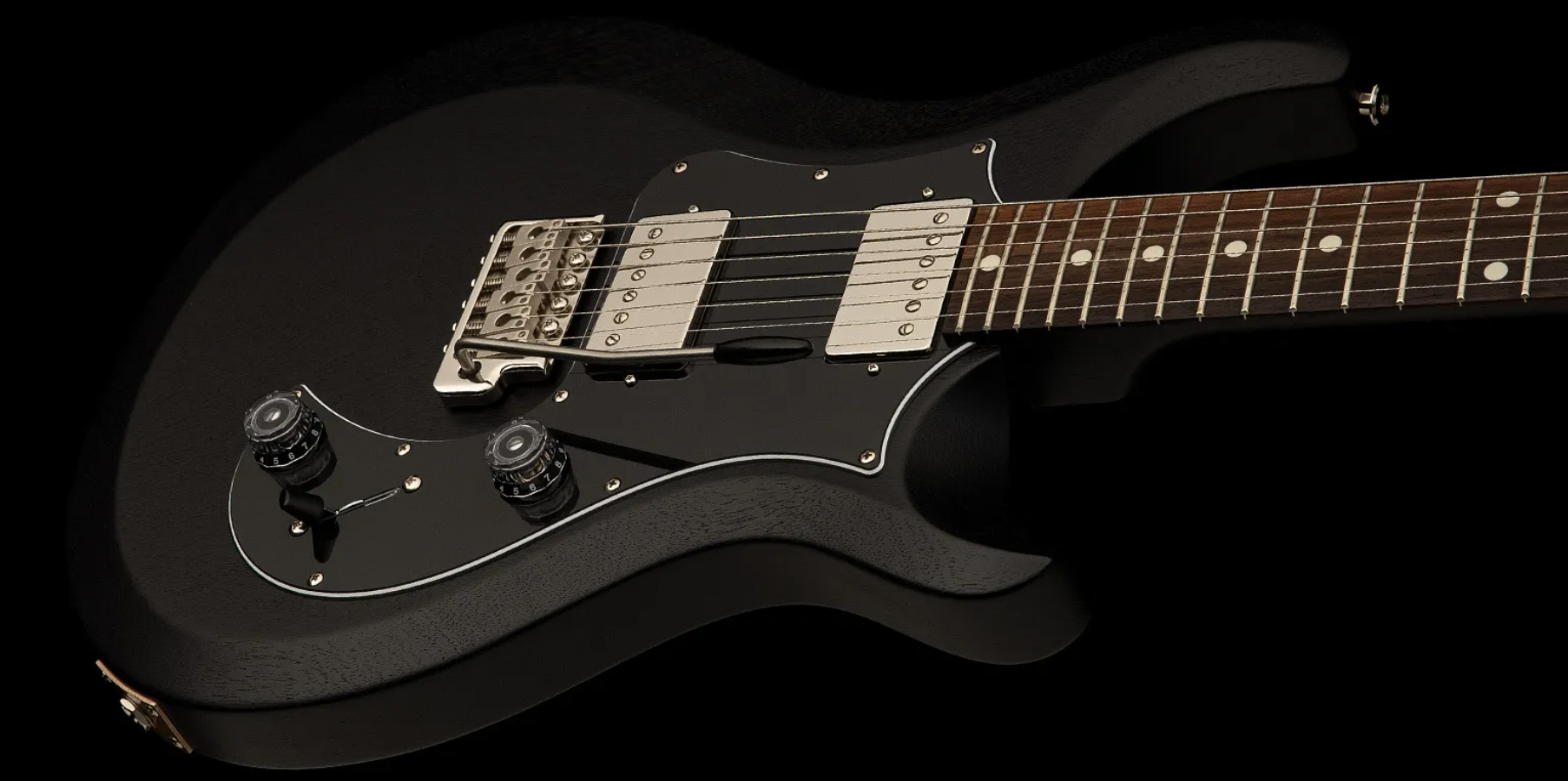 Prs Standard 24 Satin S2 Usa 2h 58/15 Lt-s Trem Rw - Charcoal - Double Cut E-Gitarre - Variation 1