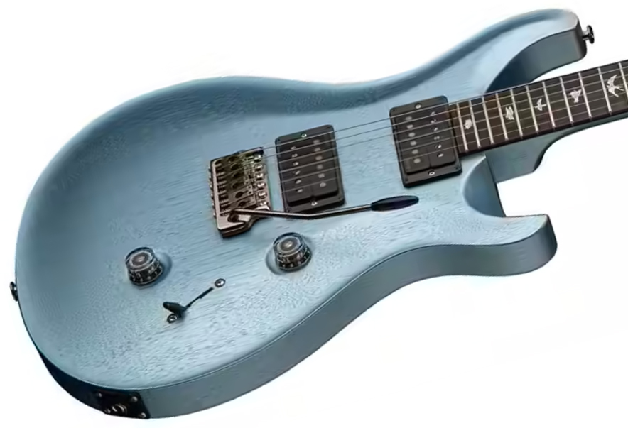 Prs Standard 24 Usa 2h Trem Rw - Satin Frost Blue Metallic - Double Cut E-Gitarre - Variation 2