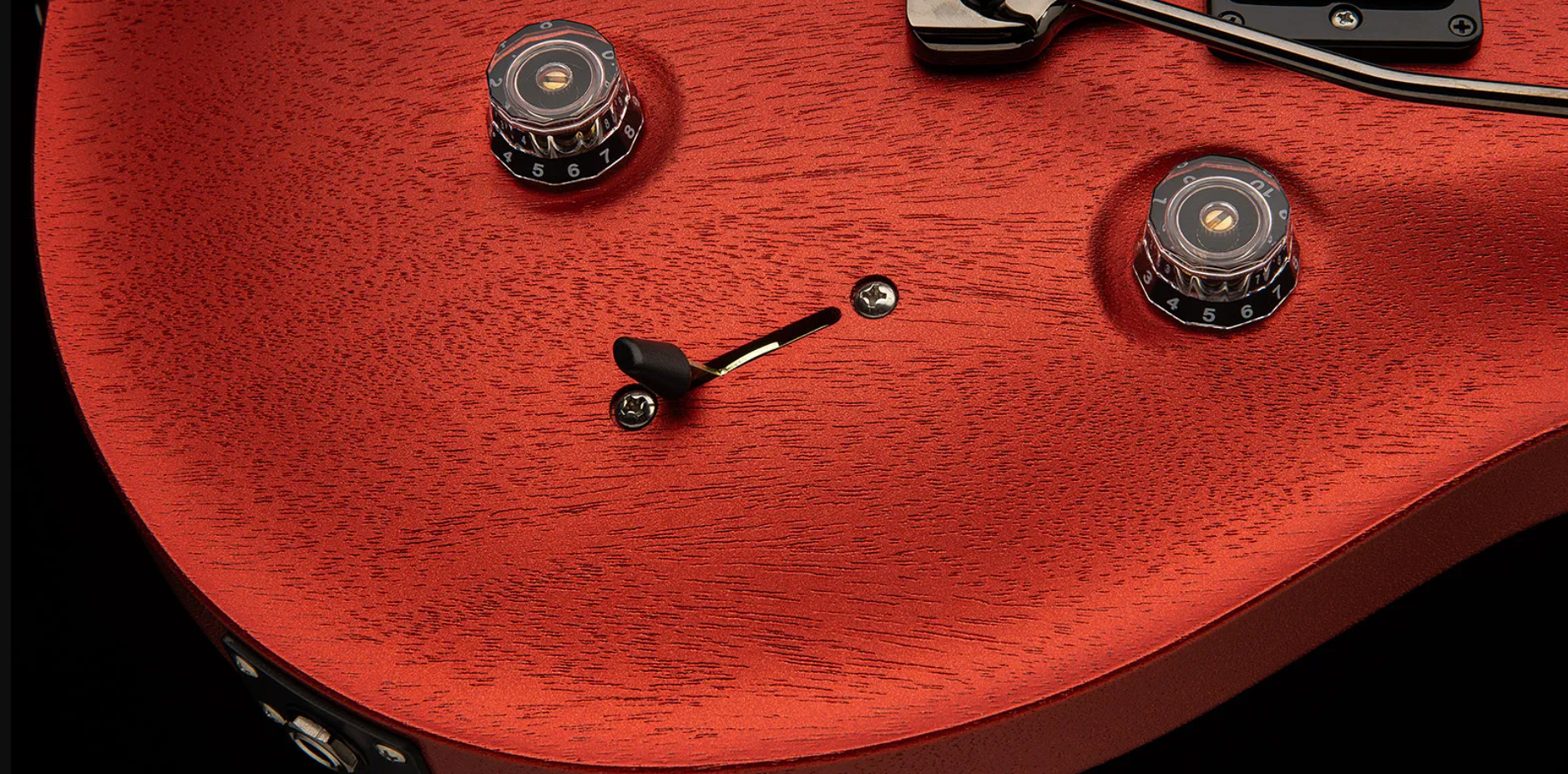 Prs Standard 24 Usa 2h Trem Rw - Satin Red Apple Metallic - Double Cut E-Gitarre - Variation 3