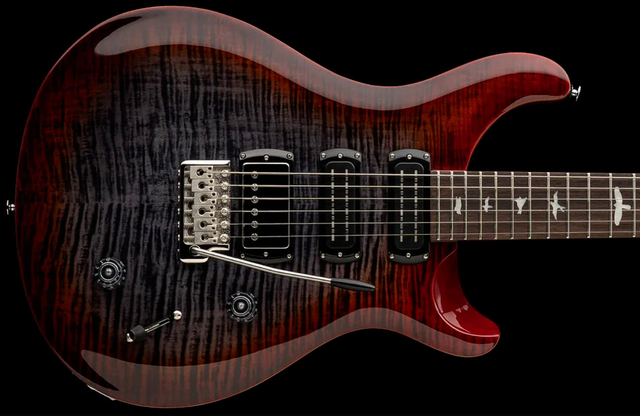 Prs Studio Se 1h 2mh Trem Rw - Charcoal Cherry Burst - Double Cut E-Gitarre - Variation 1